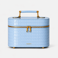 VANTI Croc Vanity Case - Blue
